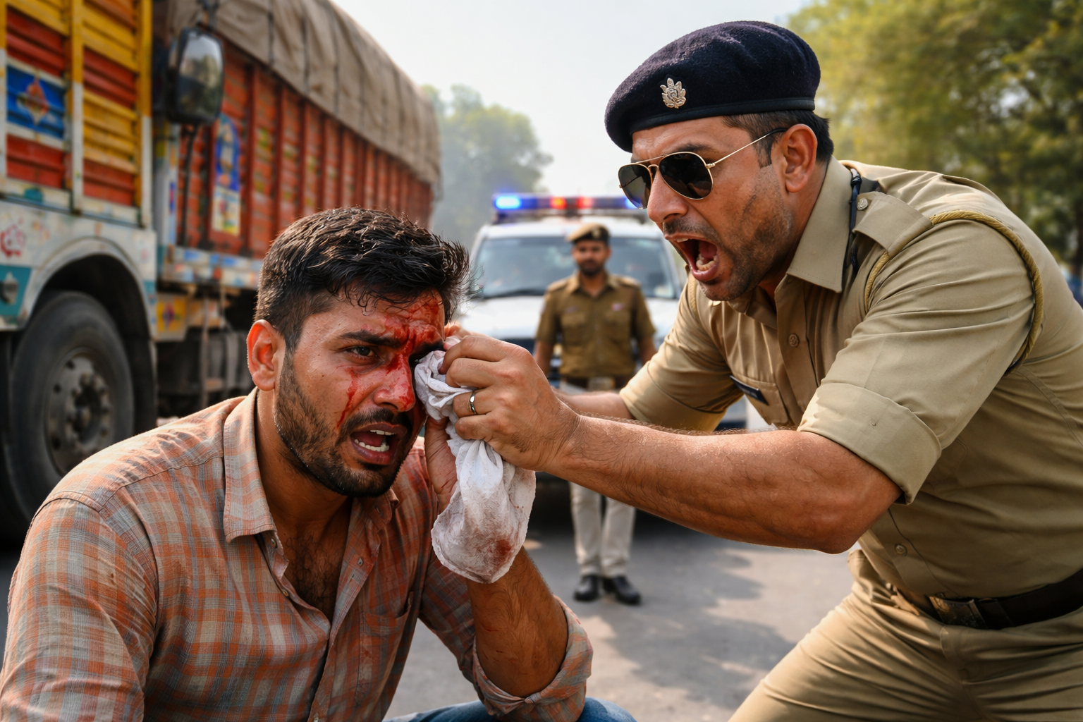 Ratangarh RTO Officer Assault NH11 Viral Video Rajasthan